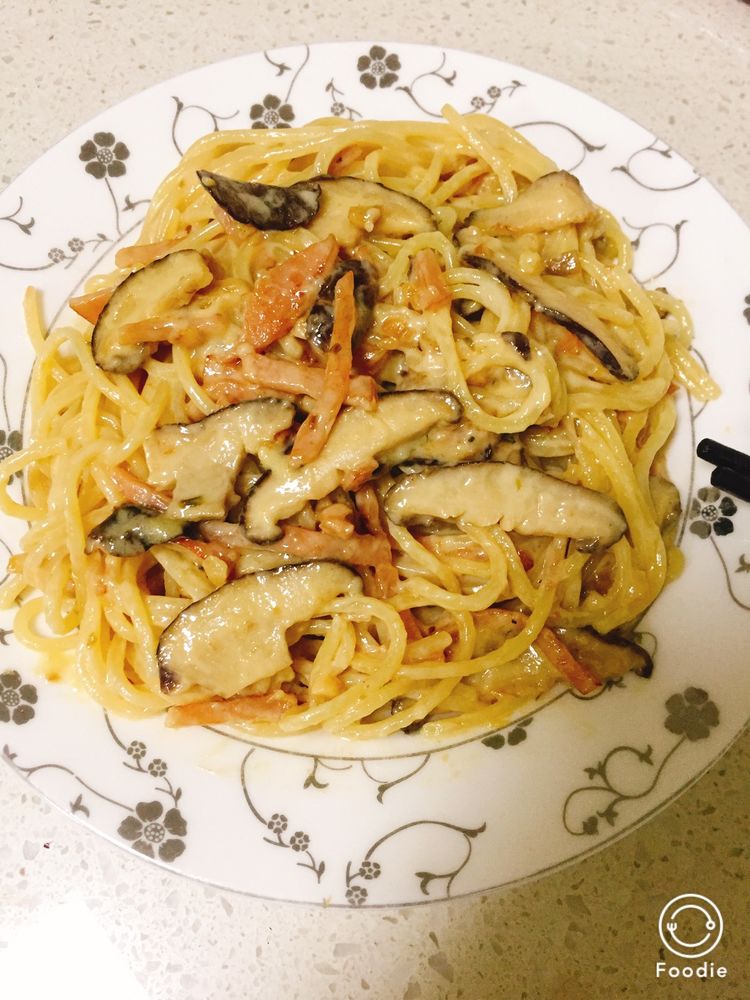 奶油蘑菇意大利面商用,儿童奶油蘑菇意面