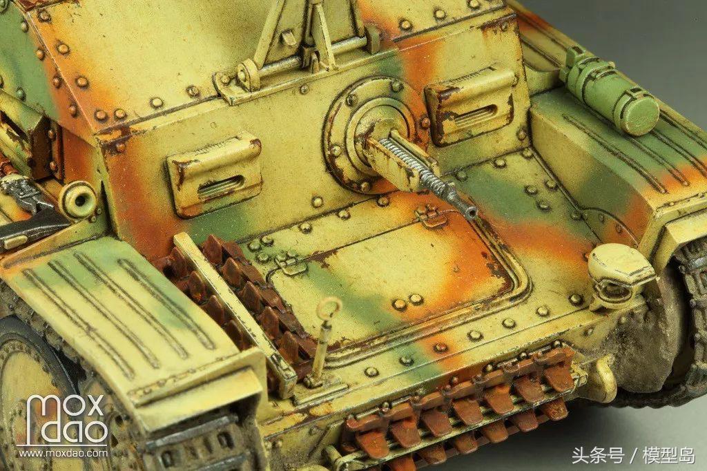 田宫黄鼠狼坦克,田宫1:700模型