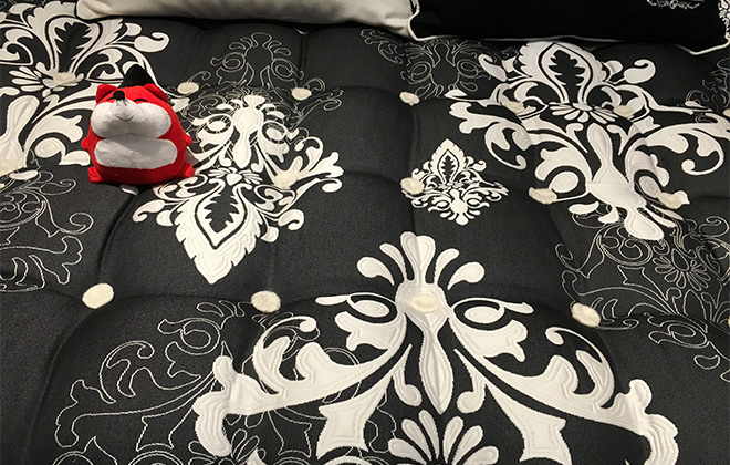 美国原装进口床垫手工制作图片,纯手工打造床垫