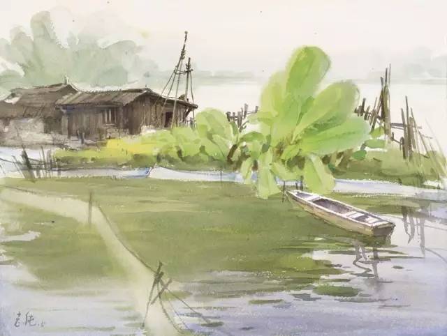 孙志纯国画欣赏,孙志纯水彩作品