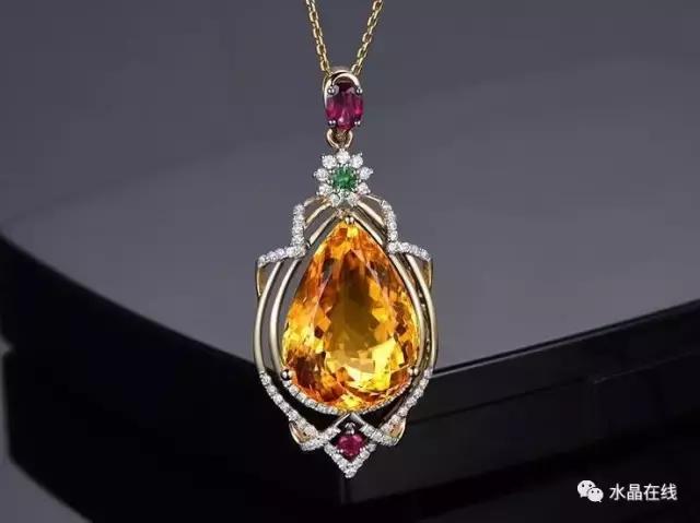 怎么判断黄水晶吊牌真假,如何辨别真假黄水晶能量柱