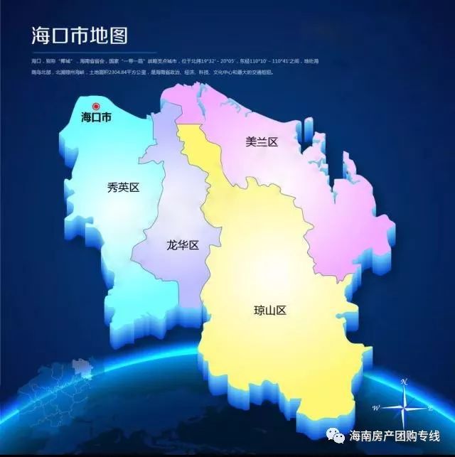 海口是一座美丽的城市,海口比较繁华的地段