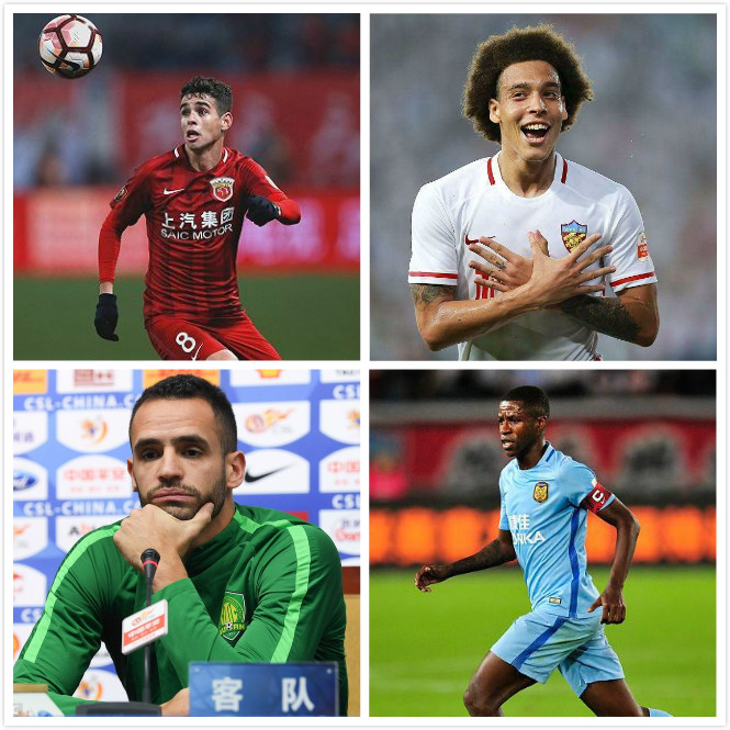 中超各队拿过冠军数,获得过欧冠冠军的中超外援