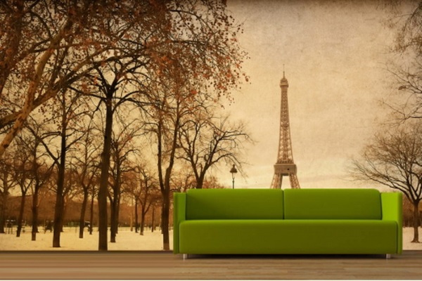 壁画卧室装修效果图,餐厅装修壁画效果图