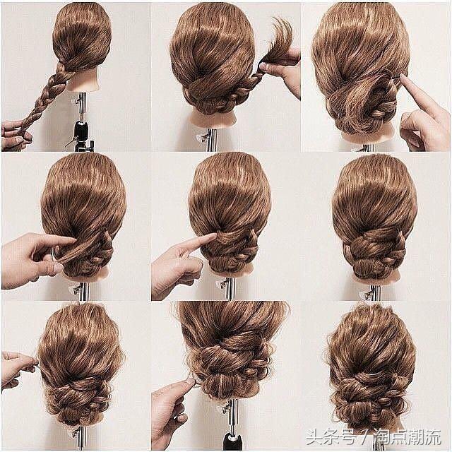 女孩必学的一款编发知性优雅大方,简单又优雅的编发教程