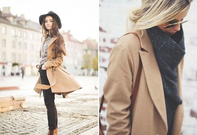 最显气质的驼色大衣,驼色气质大衣