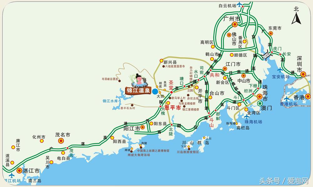 恩平锦江温泉旅游景点,锦江温泉度假村在恩平什么地方