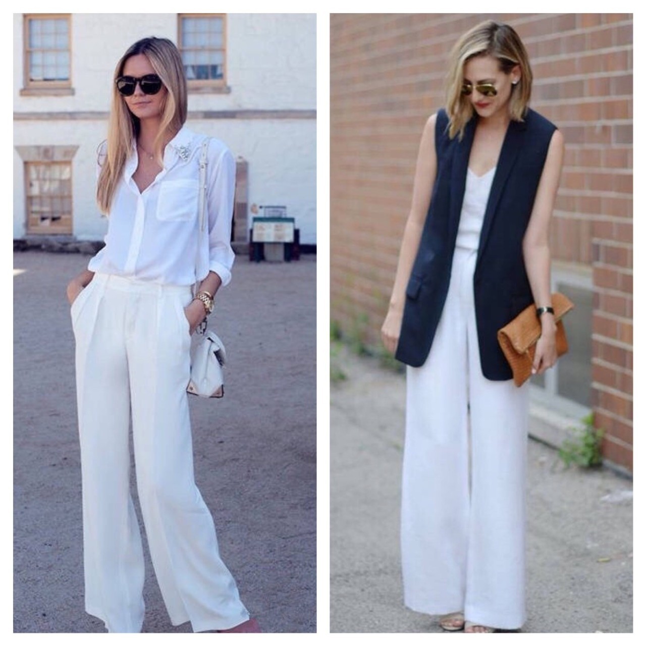 阔腿裤秋冬显瘦窄版穿搭,阔腿裤最不费力的搭配套路潮爆了