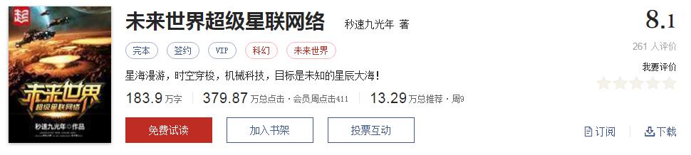 50大公认网络小说神作,网络评分最高小说20部