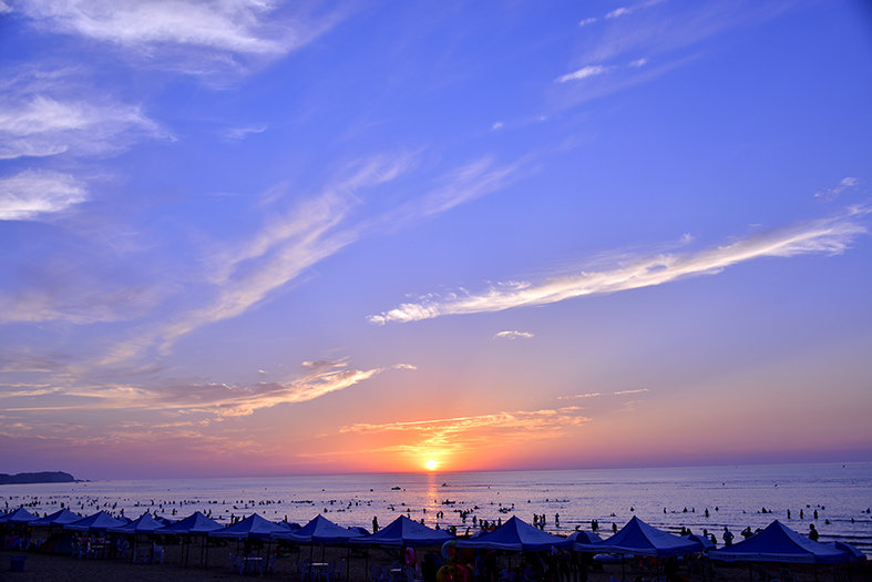 威海的海和三亚的海,大连蓬莱威海青岛烟台