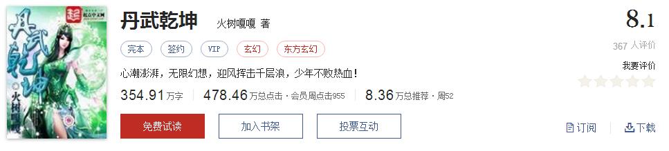 起点8.2分高评分精品网络小说,50本网络小说巅峰神作推荐
