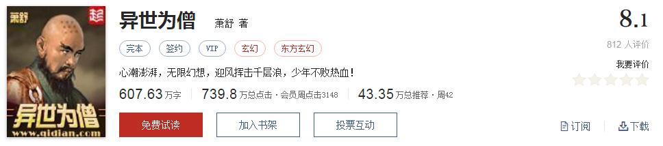 网络玄幻小说排行榜前十名完本,好听的玄幻网络小说推荐排行榜