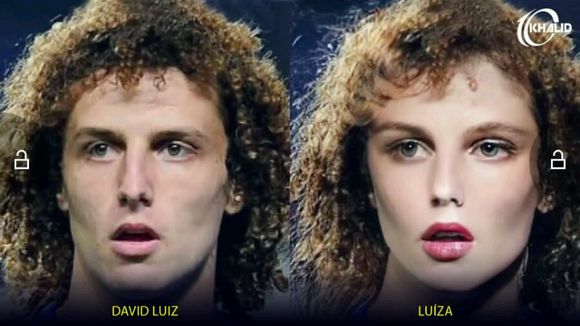 当足球巨星变成女人了,当足球巨星变成女生