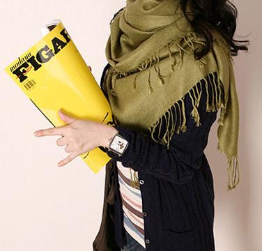 围巾系法的几种方式冬天,冬天丝巾围巾最新系法大全