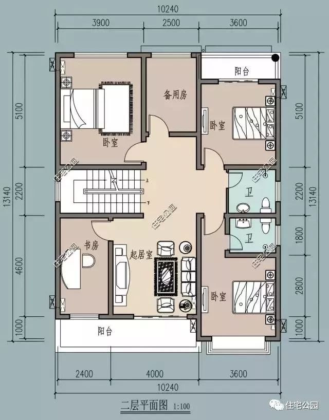 十佳最美农村别墅三层7x12米,农村别墅户型设计大全