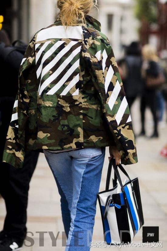 迷彩服的时尚穿搭,迷彩工装风搭配外套