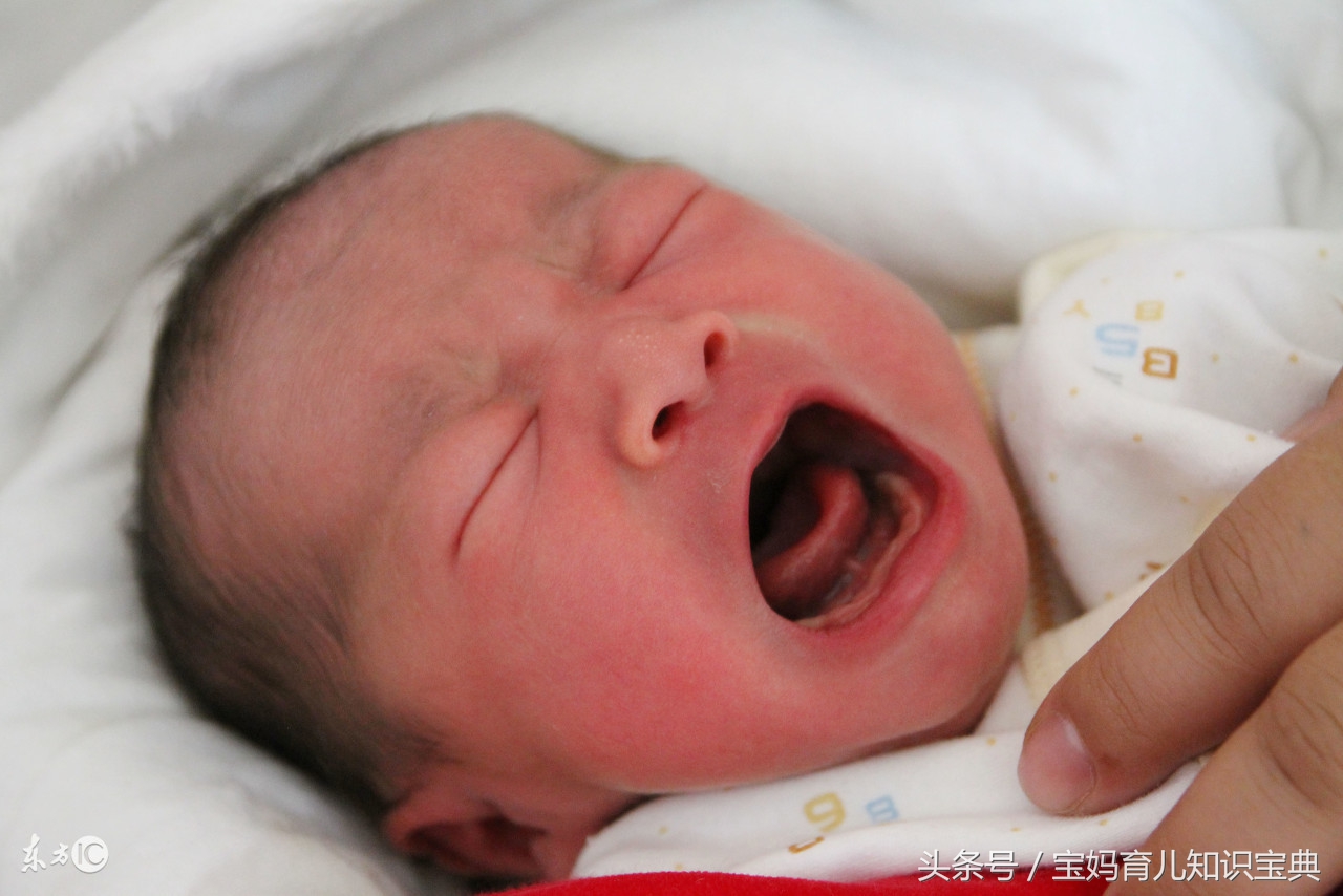 婴儿尿布上出现小血块,出生七天的宝宝尿布上有血