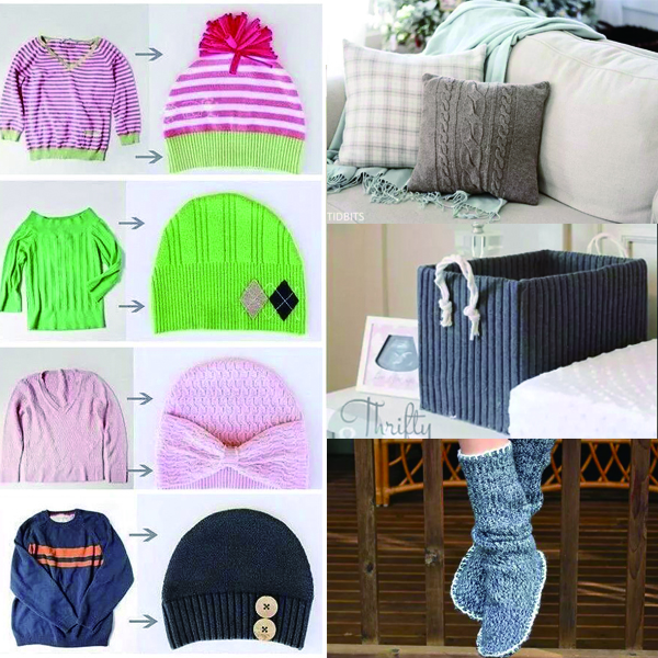 毛衣旧了不要扔,毛衣破了别扔