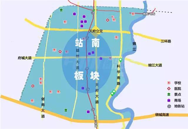 盘点天府新区c区有哪些楼盘,天府新区7大板块图