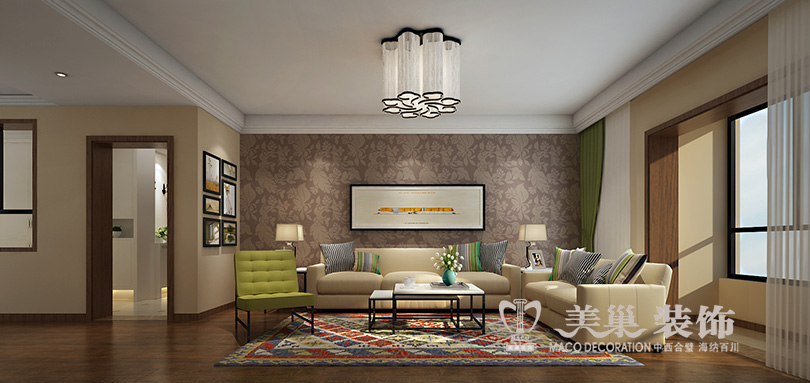 倾一世之眸，演绎现代经典金鹏时代装修设计