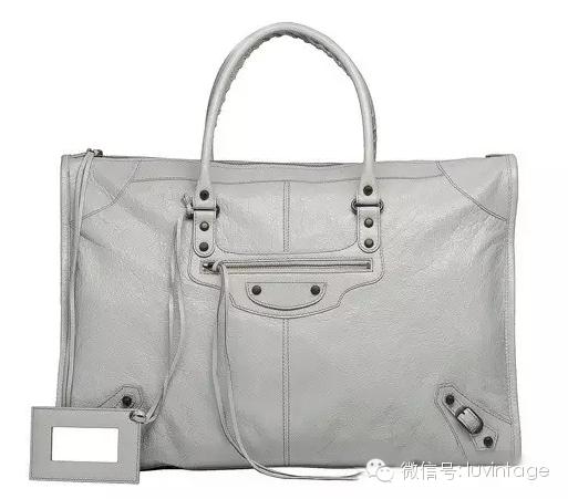 复古机车包大容量,balenciaga现代灰色机车包