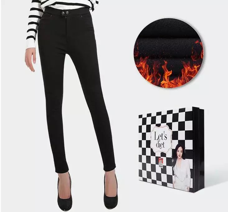 显瘦小黑裤高腰,大码高腰高弹显瘦小黑裤