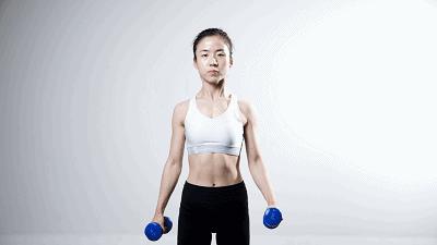 哑铃全身减脂动作,哑铃一个动作锻炼全身