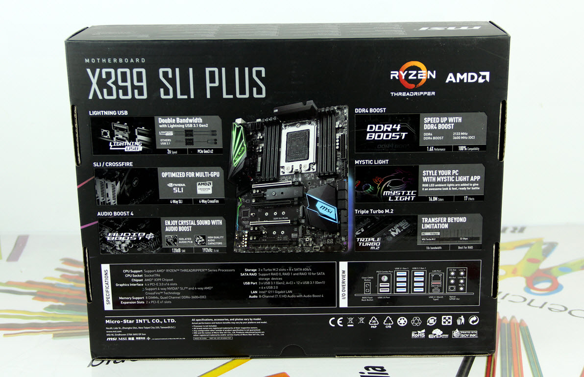 为了大家的线程撕裂者!标配版X399实测