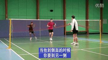 羽毛球双打跑位技巧及战术,羽毛球双打女生跑位口诀