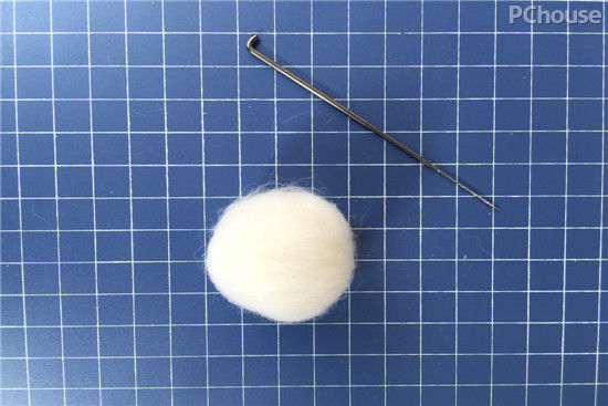 兔子毛绒挂件diy,diy羊毛毡钥匙扣小熊