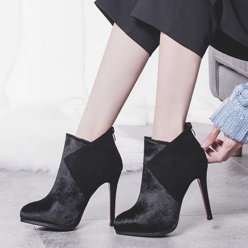 女神必穿高跟鞋,女神必备的短靴