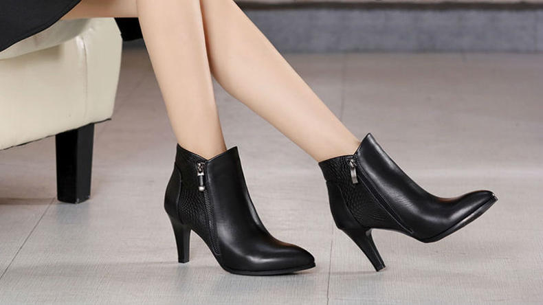 女神必穿高跟鞋,女神必备的短靴