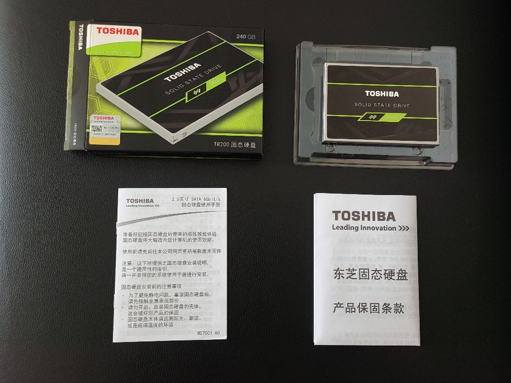 64层3DBiCSFLASH™SSD—东芝TR200固态硬盘简测