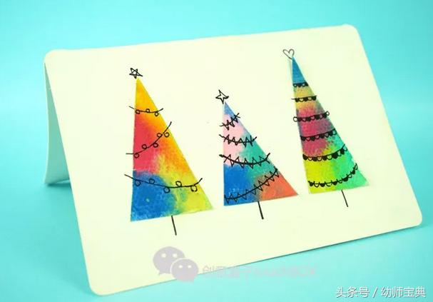 很简单的节日贺卡你学会了吗,节日贺卡简单易学