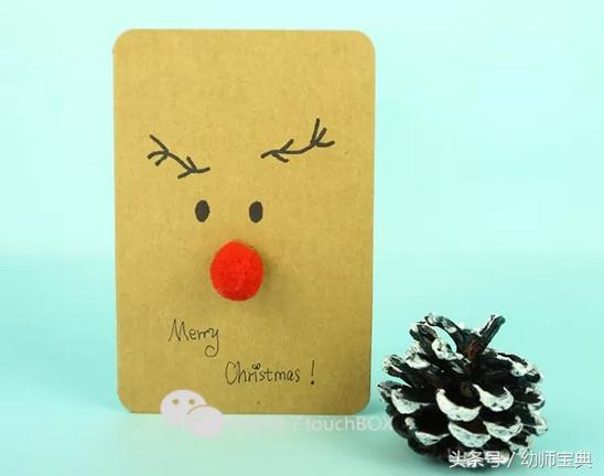 很简单的节日贺卡你学会了吗,节日贺卡简单易学