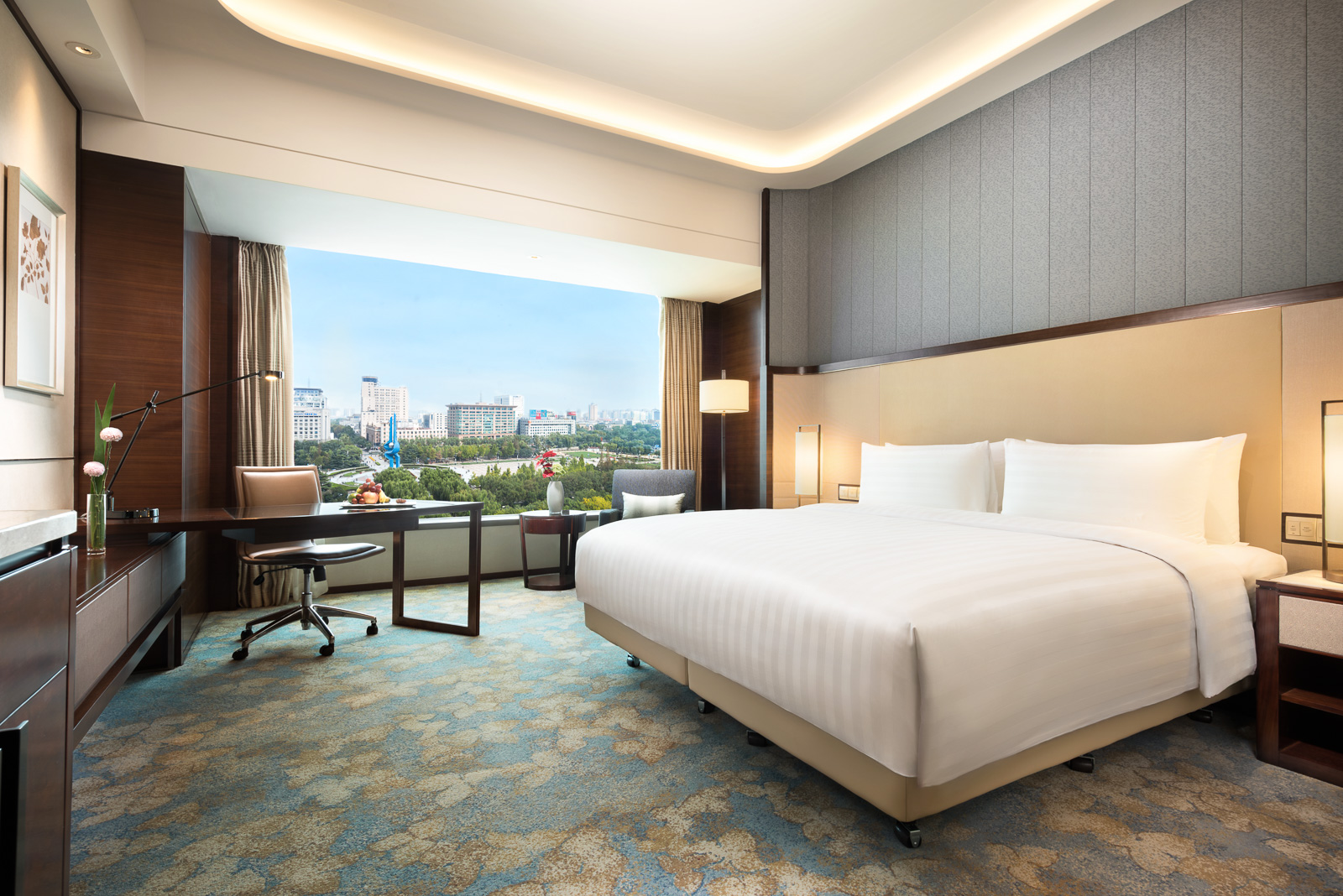 济南香格里拉大酒店测评,济南香格里拉酒店景观特色