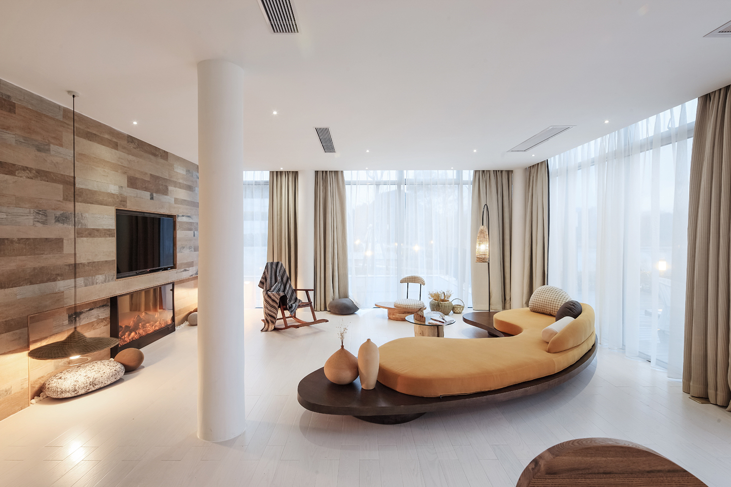 室内设计:“静观一叶扁舟”——主题酒店