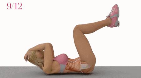 如何练腹肌一天就可以练八块腹肌,八分钟八块腹肌