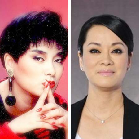 8090年代明星今昔对比,40多位港台歌星今昔对比