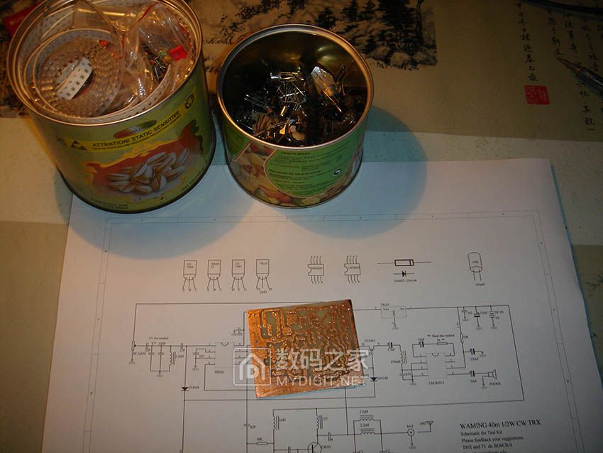 终于可以踏入短波无线电的大门了！自制小功率等幅电报收发信机