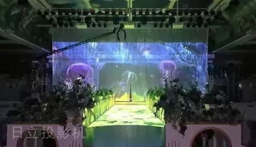 日立大型工程投影机,日立投影机效果