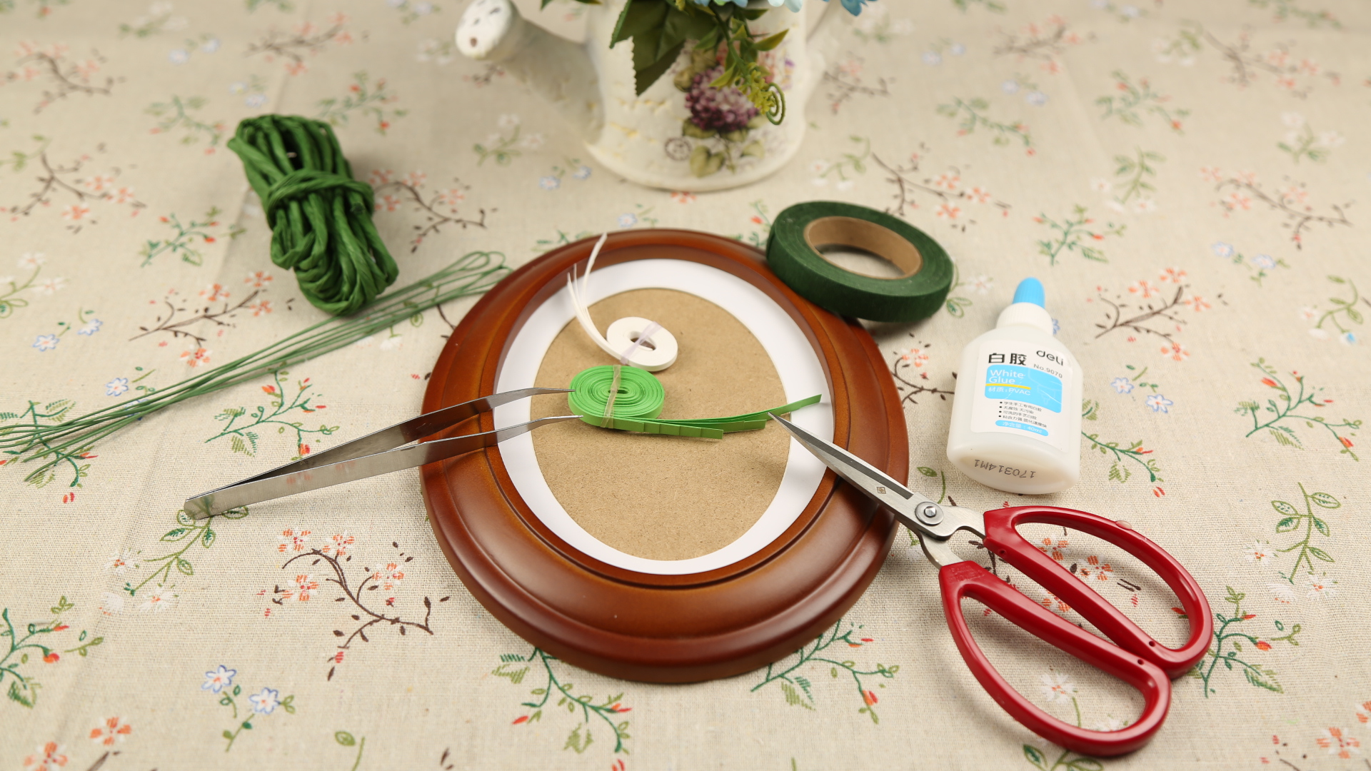 衍纸手工作品简单花,衍纸教程简单的花