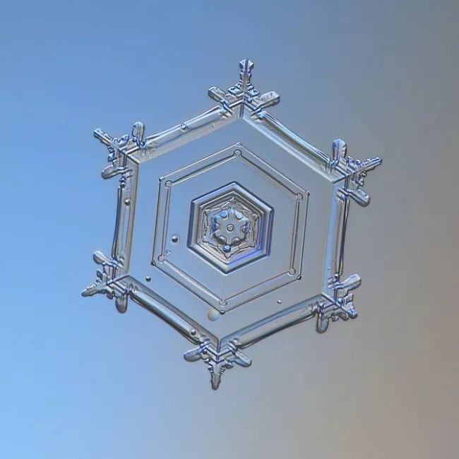 历时8年用微距镜头拍摄的雪花,超级微距拍摄雪花