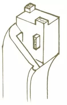 榫卯结构手绘线稿,古代家具手绘线稿