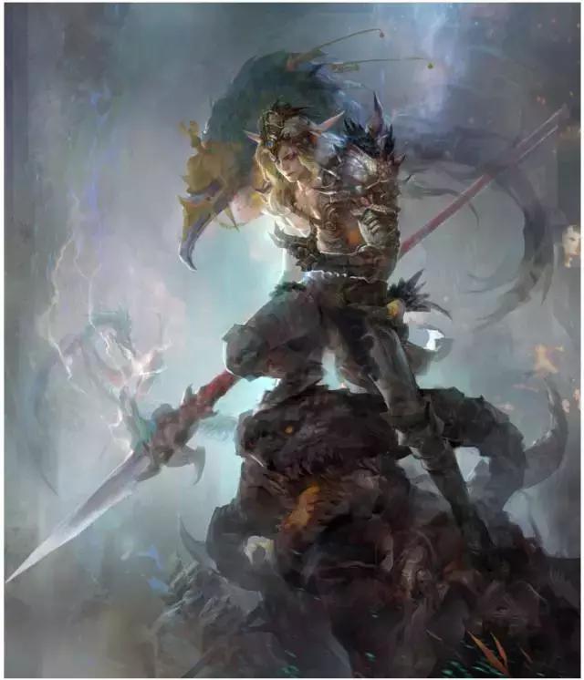 又是一位可以靠脸吃饭，却为画画抛弃铁饭碗，终成CG界的大神！