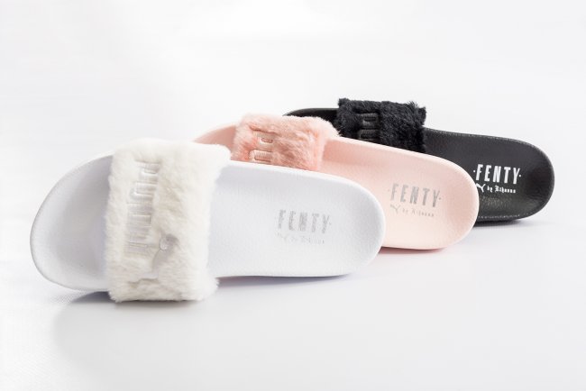 puma蕾哈娜联名拖鞋,蕾哈娜联名puma拖鞋