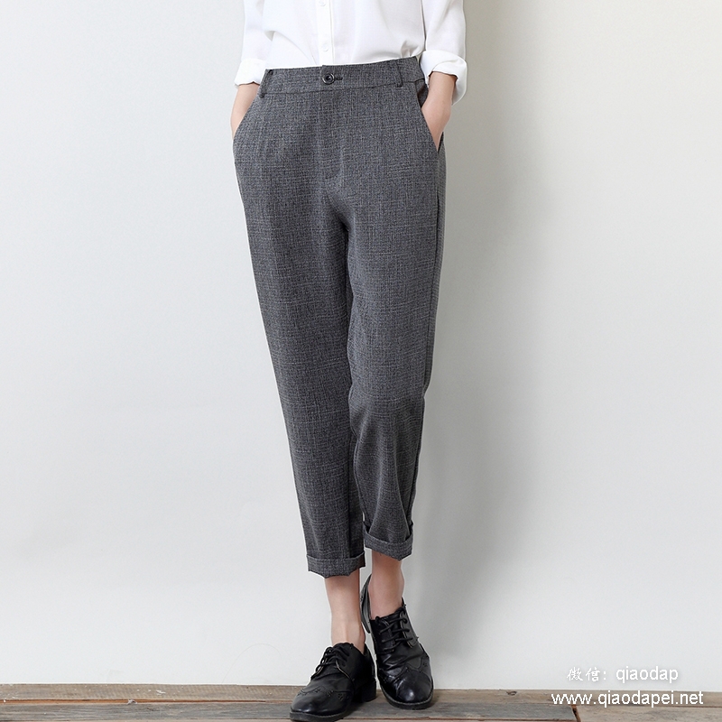 慵懒风休闲裤夏,休闲裤超级舒适夏天穿的