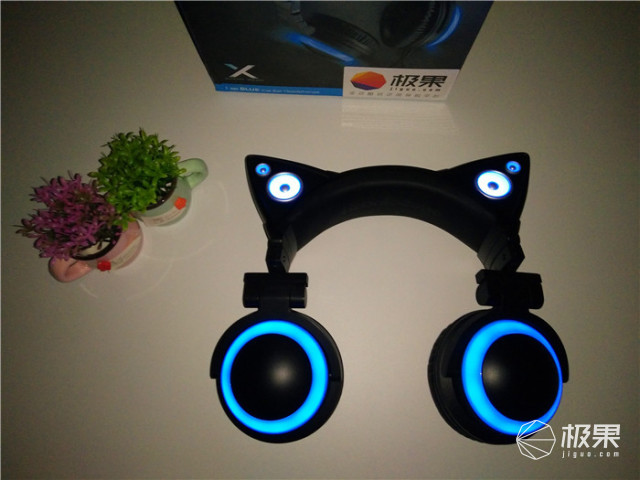 无线蓝牙头戴式猫耳电竞耳机推荐,brookstone猫耳耳机