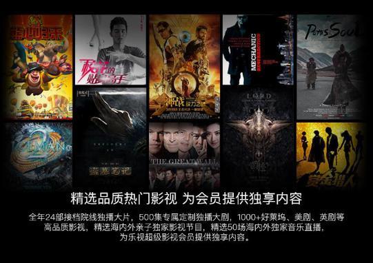 乐视超级影视会员,乐视超级会员