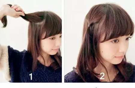 冬季戴帽子发型扎法,戴帽子发型这样搞温暖又好看